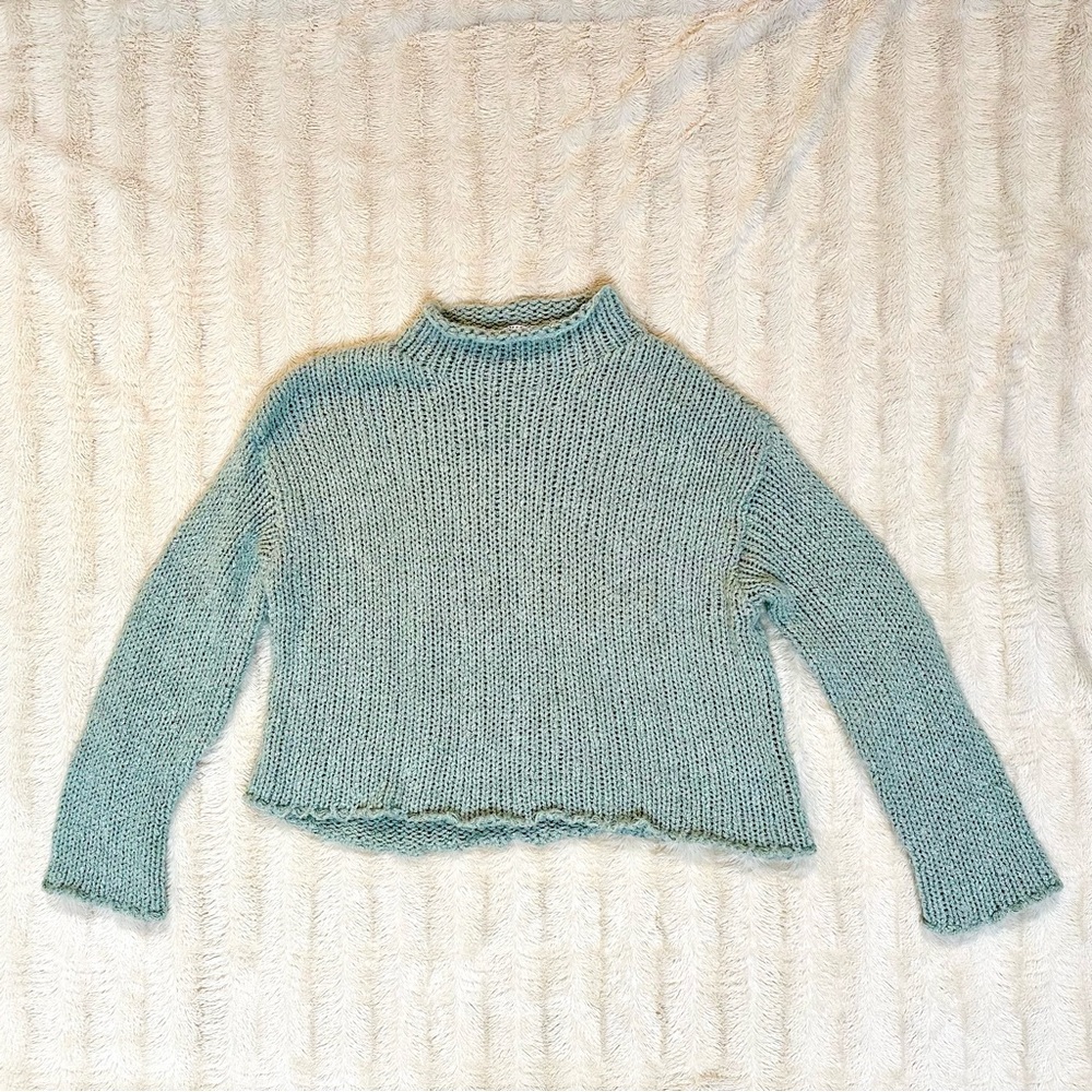 Open Knit Sweater L
